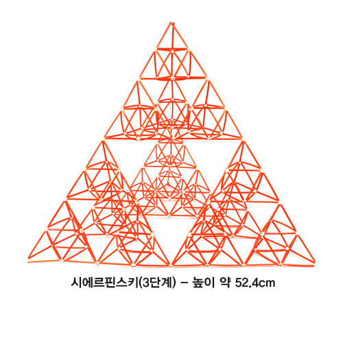 시에르핀스키삼각형(정삼각 3단계)