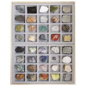 암석,광물 표본  (40종 1조)