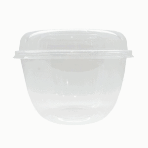 뚜껑이 있는 투명한 플라스틱 그릇(1L)(작은 지구 만들기)(5개입)
