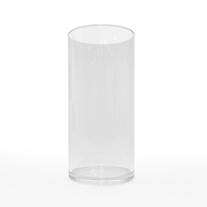 다용도 실험용 투명한 일자 컵(고강도 플라스틱)